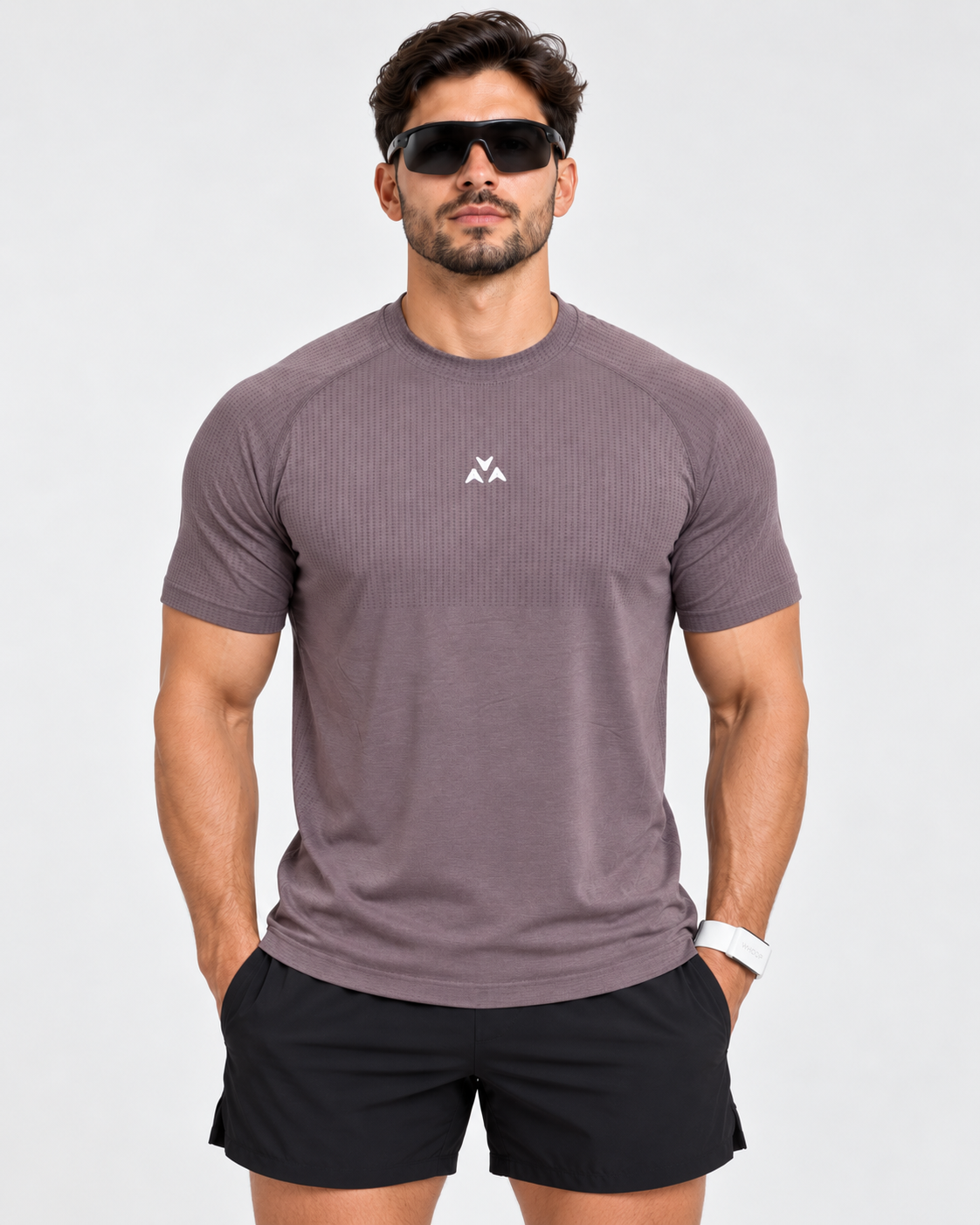 Performance T-Shirt – Shadow Mauve