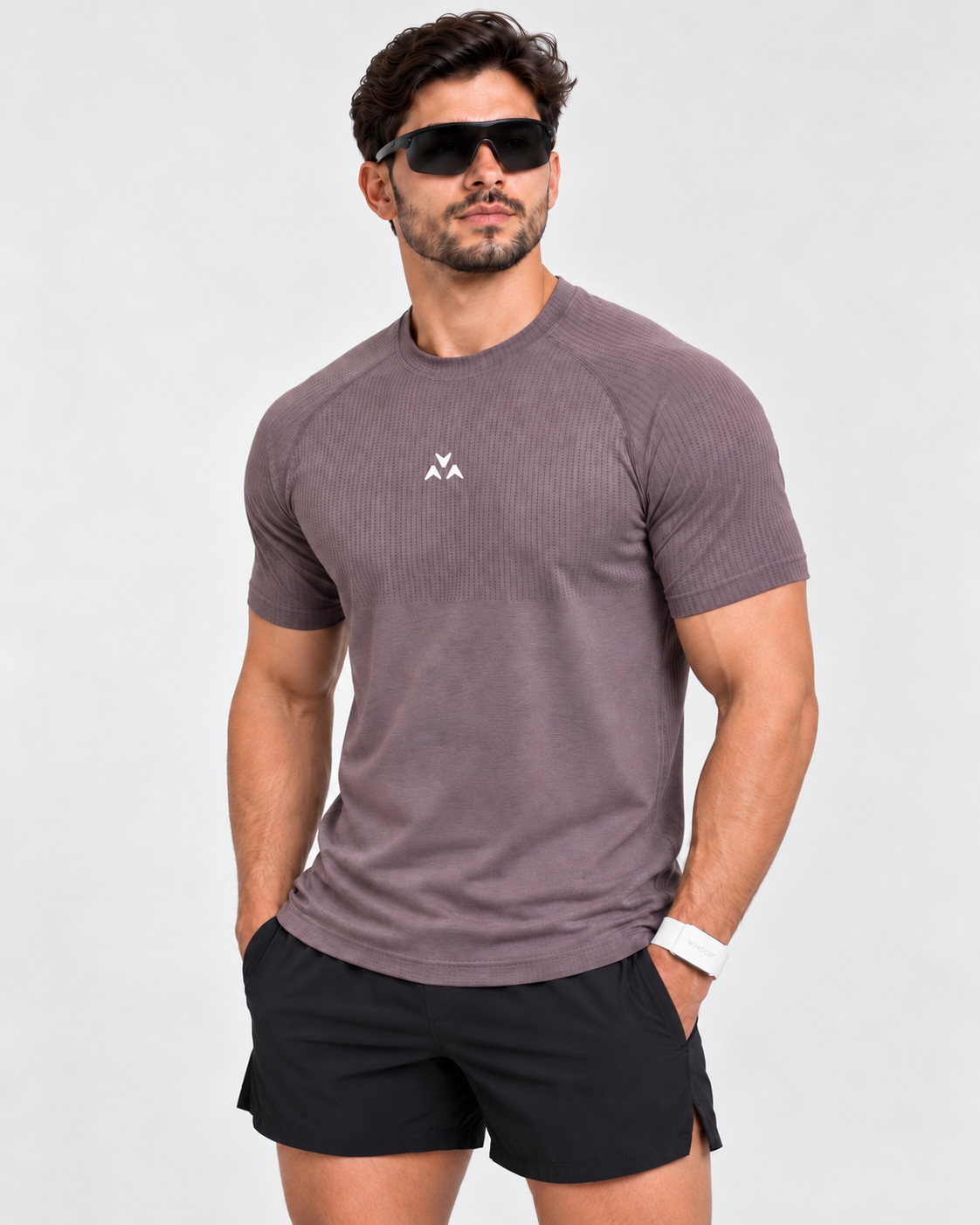 Performance T-Shirt – Shadow Mauve