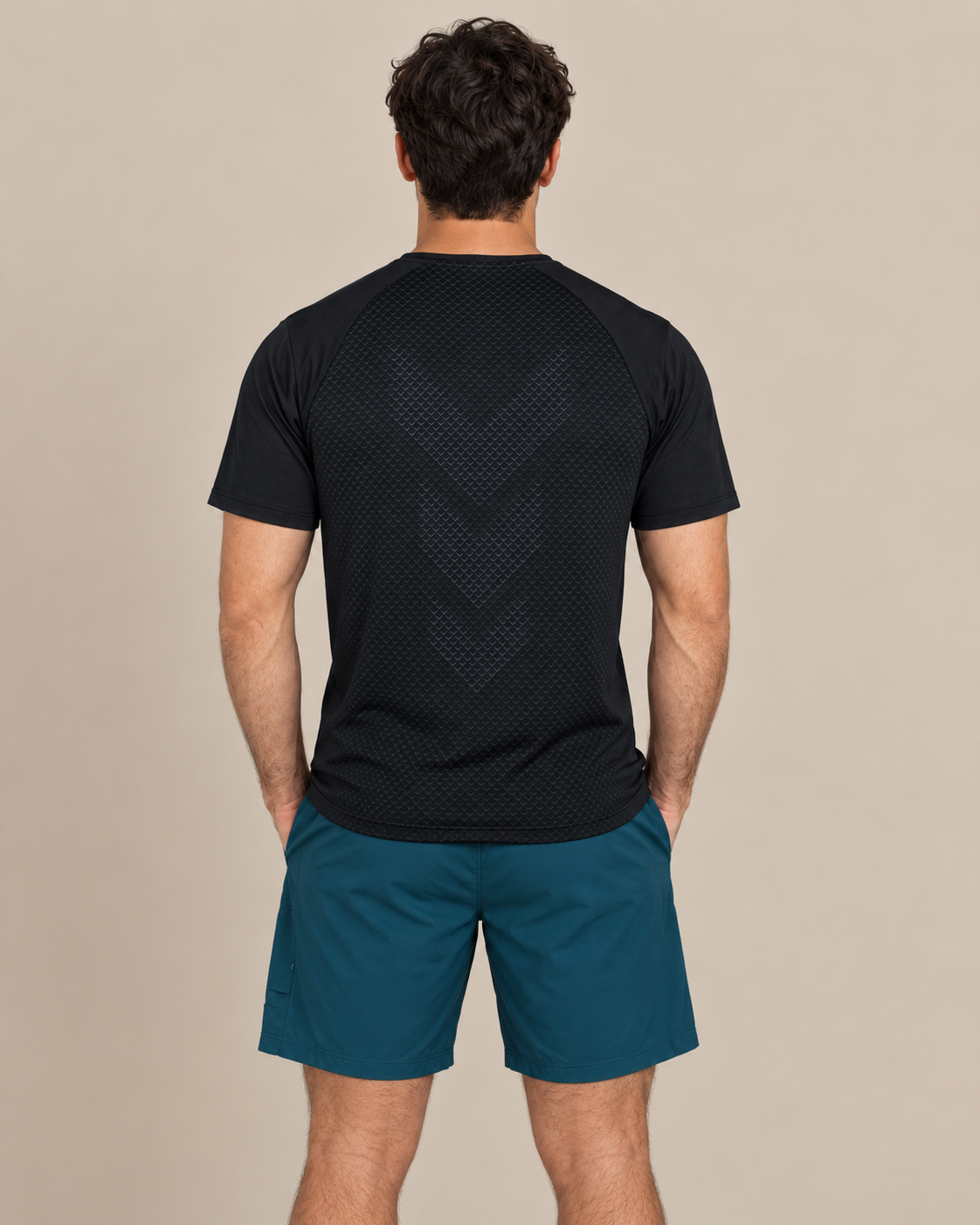 Utility Performance Shorts – Deep Teal